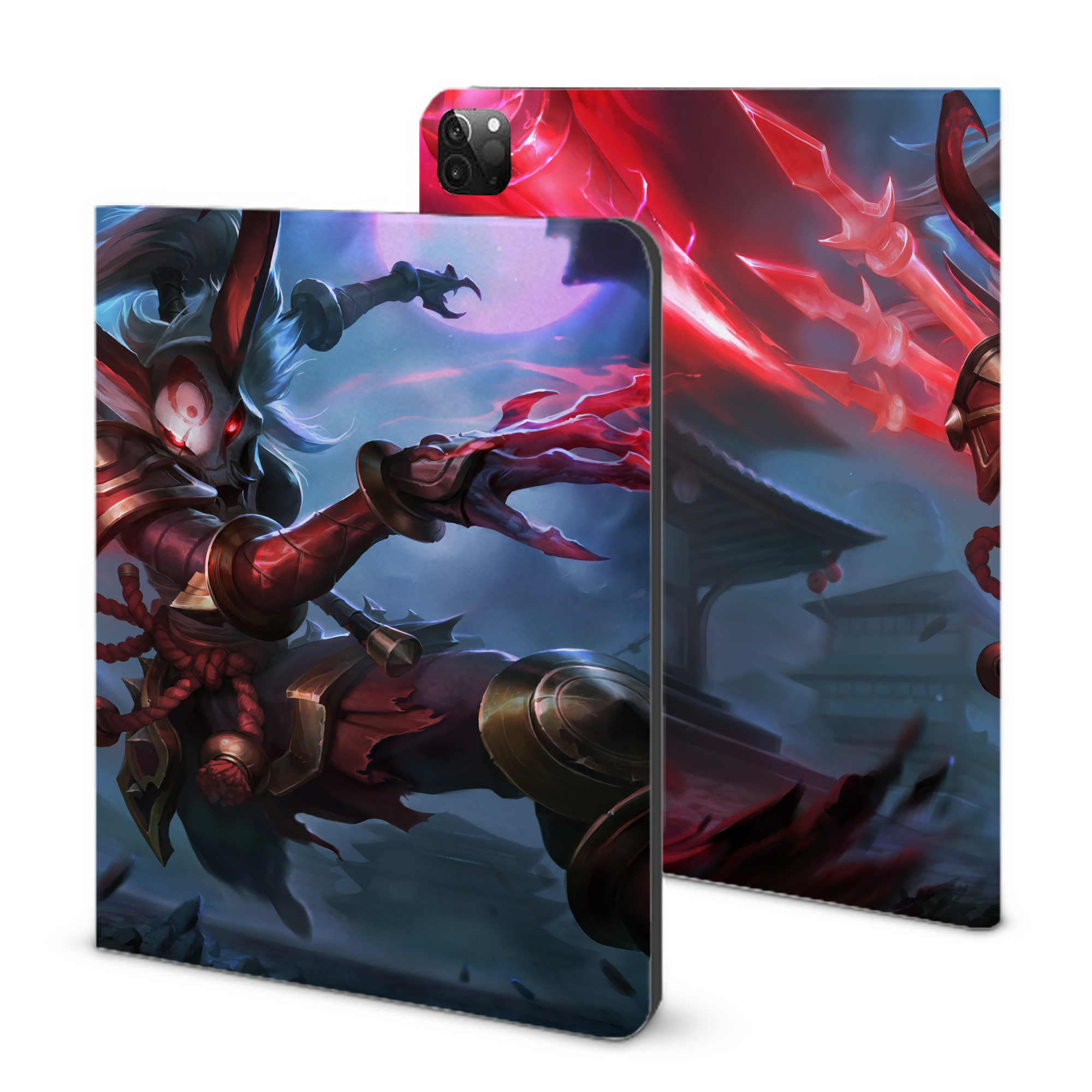 （画像用） リーグ・オブ・レジェンド League of Legends LOL IPadケース ペンホルダー付き ブックスタイルデザイン
